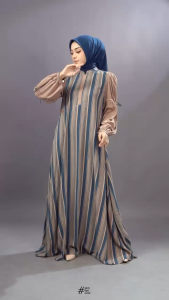 Gamis lebaran 2025 Model Gamis Terbaru Sally Dress Bahan Rayon Premium Busui Friendly