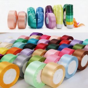 Satin Ribbon 22meters 40mm Sash Gift Wrap Bow Handmade DIY Craft Halloween Christmas Wedding Birthday Party Decoration 22meters
