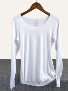 Áo Lót Modal Mỏng Mùa Xuân Thu Cổ Tròn Màu Trơn Cỡ Lớn Cho Nữ Áo Lót Mùa Đông Áo Lót Mùa Hè Áo Lót Mùa Thu Áo Lót Mùa Đông