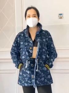 Áo Chống Nắng Nữ - Áo Khoác Jean Chống Nắng Cài Nút - Áo Khoác Jean Giá Tốt - Kim Yến Mẹ và Bé