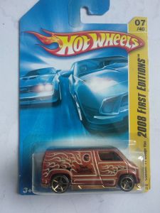 Diecast Hot Wheels Custom 77 Dodge Van ( First Edition )