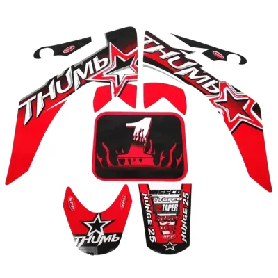 สติ๊กเกอร์ตกแต่งรถมอเตอร์ไซค์สำหรับรถแข่ง CRF 50cc Pit Dirt Bike ยี่ห้อ Kohis รุ่น CRF50