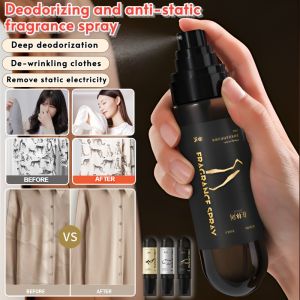 Clothes Fragrance Lasting Fresh Wash-Free Deodorizing and Mite-Removing Household Care Anti-Static Fabric Spray 半式香衣物香氛喷雾毛衣衣服去静电持久留香香氛喷雾