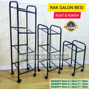 Rak Galon / Tempat Air Galon Kuat Kokoh Ukuran 4 Susun / 3 Susun / 2 Susun