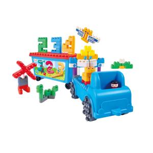 Hape | Educational Toy - Fun Number Storage Truck Set with Soft PolyM Blocks for Kids