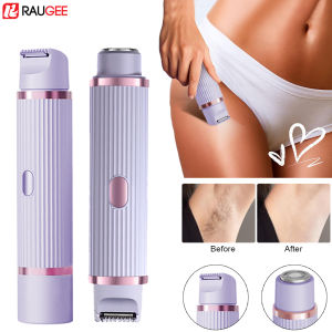 Beard Trimmer 2 in 1 Electric Shaver for Women Double Head Body Hair Removal Underarm Bikini Beard Hair Trimmer Electric Razor