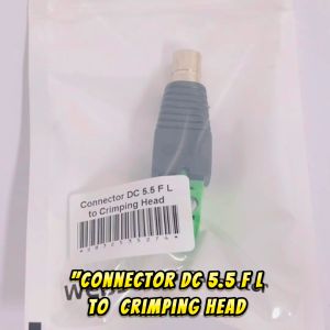 Connector DC5.5x2.5 Female to Crimping Head L Shape Websong