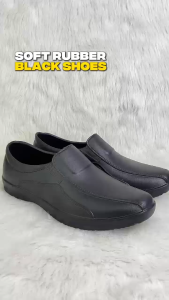 CROWN Classic Trend School Shoes Kids and Mens Soft Rubber Waterproof Non Slip on Flexible Shoes For Men