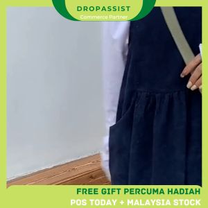 DROPASSIST 1183 Woman Korean Style Canvas Sling Handbag Shoulder Messenger Bag Wanita Beg Tangan Perempuan