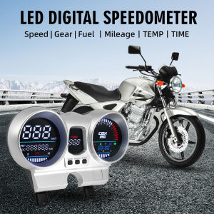 RYSJM | Motorcycles Speedometer Gauge Tachometer Odometer LCD Display Speed Tacho Dashboard For Honda CBX250 CBF250 Twister 2001-2008