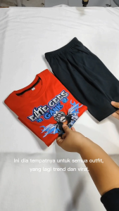 Baju Kaos Setelan Anak Laki Laki Karakter Free Fire Elite Cees Motif FF AK Draco Umur 1 - 10 Tahun