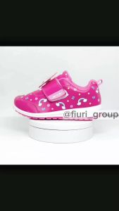 FIURI - Ando - ELINA VELCRO KIDS 29-32 Pink - Sepatu Kets Anak Perempuan - Sepatu Sneakers Anak - Sepatu Olahraga Sport Anak Balita Cewek CowokPerekat - Sepatu Casual Velcro Anak Kecil - Sepatu Sekolah Hitam Anak Perempuan PAUD TK SD Murah