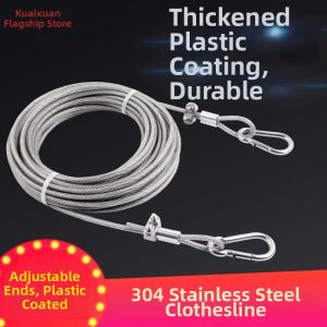 FANZHI | Outdoor Thickened Anti-slip Coated Stainless Steel Clothesline