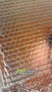 SUNFOIL Bubble Foil Series SB250-FR+ [40m] Bubble Aluminium Foil Penebat Haba Rumah Roofing Reflective