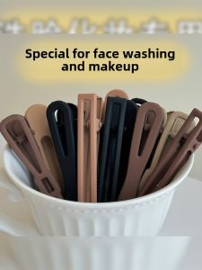 Makeup Seamless Barrettes Side Bang Clip 2023 New Arrival Duckbill Clip Word Hairpin Fall and Winter Clip Hairware Side Clip