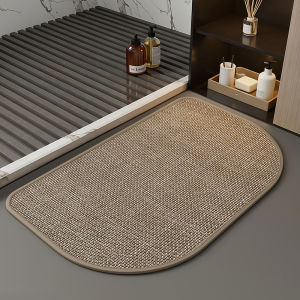 Water-Absorbent Anti-Slip Bathroom Door Mat