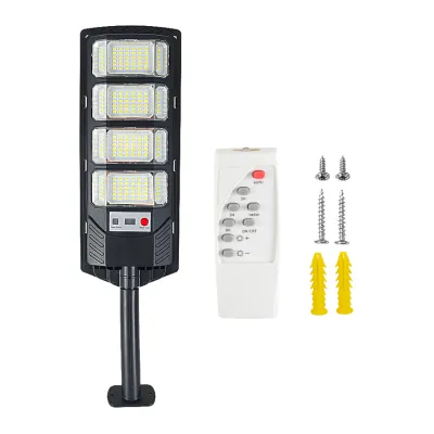 Đèn Đường Năng Lượng Mặt Trời LED 1500W Cảm Biến Chuyển Động Ngoài Trời Đèn Sân Vườn Chống Nước Có Điều Khiển Từ Xa Đèn Năng Lượng Mặt Trời ABS Siêu Sáng IP67