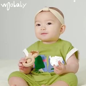 WooBaby ชุดจั๊มสูท-รอมเปอร์ สำหรับเด็ก3เดือน-3ปี ลายเป็ดขาวสุดแนว ผ้าฝ้ายแท้ ผ้านุ่ม ระบายอากาศได้ดี