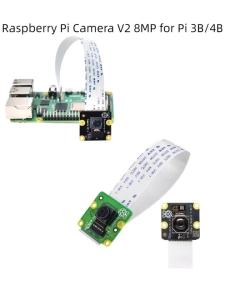 `8MP Raspberry Pi NoIR Camera V2 Module Sony IMX219 Sensor 1080P Night Vision Webcam for Raspberry Pi 4B 3B 3B+`