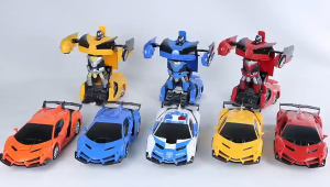 Remote Control Transformation Car 1:18 Robot Model Deformation Truck RC Robot RC Car Toy Race & Transform 2in1 Model Remote control Vehicles Deformation Robot Car Gift for Kids
