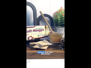 Teh Celup Herbal Kulit Manggis 20 Kantong | Teh Antioksidan Tinggi Anti Kanker dan Inflamasi