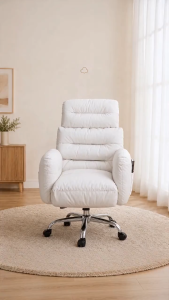 Sofya Boss Chair Executive High Resilience Foam Home Office Chair Cat Scratch Leather Height Adjustable 45-53CM Tiltable Nap Chair 沙发老板椅