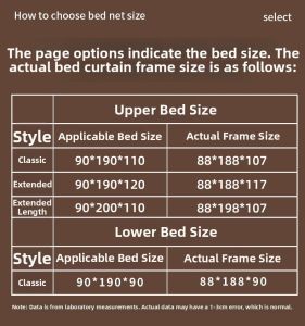 YANYANGTIAN | Student Dormitory Upper and Lower Bunk Mosquito Net 90x190cm