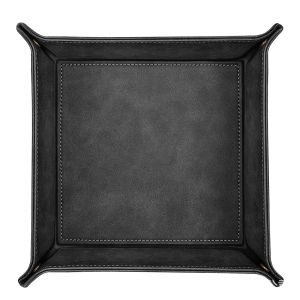 Creative Desktop Leather Storage Folding Miscellaneous Small Items Storage PU Remote Control Storage Key Storage Box