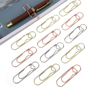 15pcs/set Love Model Paper Clip Metal Bookmark Photo Flipchart Memo Ticket Holder Office School Stationery Supplies