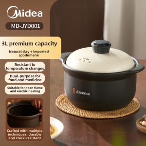 Midea | Heat Resistant Long-lasting Cooking Clay Pot