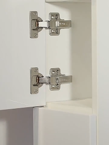 1PC No-Drilling Hydraulic Cabinet Hinge Screws Concealed Cupboard Door Hinge Effortless Installation