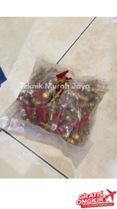 DOZIRO Kran Kompresor Angin HATO Air Cock Compressor 1/4" Kuningan Stop kran Udara