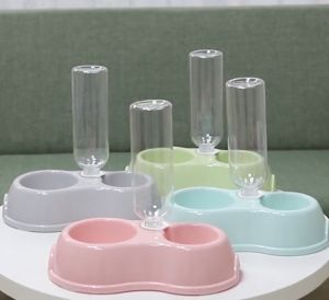 2 in 1 GREY Pet Feeder: A Convenient Solution for Dog & Cat Owners