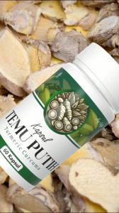 Kapsul Herbal Temu Putih / Kunyit Putih Original / Curcuma Zedoaria 60 kaspul asyifa original