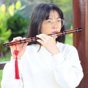 IRIN | Bamboo Piccolo Kits Harp Flute C D E F G Flute Key Professions Bamboo Woodwind Instruments Recommended For Practice With Box