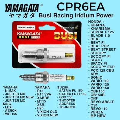 Busi Racing Iridium CPR6EA Nmax Beat Vario Scoopy Jupiter MX Vixion new old R15 Blade kharisma