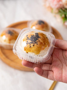 Sealed Individual Mooncake Box Egg Yolk Pastry Kitchen Baking Supplies DIY Doughnut Packaging Box Ice Skin Vacuum Sealed Box