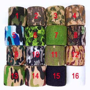 1 Roll U Pick 4.5m*5cm Waterproof Outdoor Camo Hiking Camping Hunting Camouflage Stealth Tape Wraps