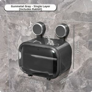 AIJIADA | Waterproof No-drill Wall-mounted Paper Holder