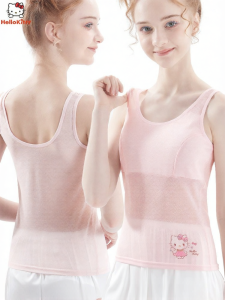 Hello Kitty | Breathable Bra Top with Padding for Teenage Girls Cotton Underwear