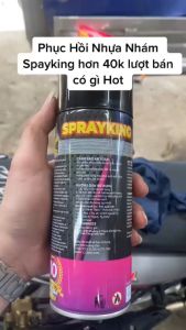 [Mẫu mới] Combo phục hồi nhựa nhám sprayking mẫu mới