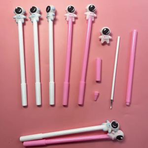 Creative stationery pen astronaut gel pen cute cartoon black pen student signature pen exam study supplies