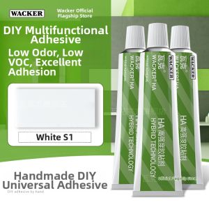 Wacker | Adhesive Glue for Tiles No Drilling Stronger than Nails Mirror Shelf Adhesive