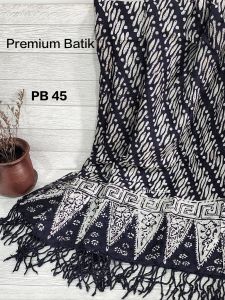 PASHMINA PREMIUM BATIK SCARF | SYAL SHAWL | SELENDANG MOTIF