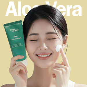 Dr.GIMI Aloe Soothing Face Wash - Hydrating & Calming Foam Cleanser K-Beauty