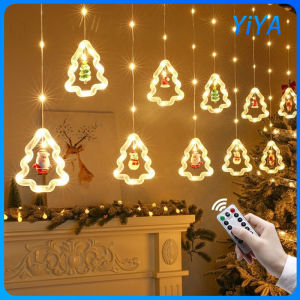 Christmas decoration light strings remote control lights curtain lights