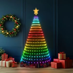 Đèn Giáng Sinh Thông Minh 400 Đèn LED USB 5V Đèn Dây LED Tự Điều Khiển Bằng Ứng Dụng Đèn Trang Trí Lễ Hội