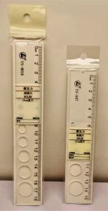 Transparent Acrylic Plastic Ruler 15cm 18cm Hole Hole Straight Ruler Can Draw Circle Wave Line Student Grid Ruler