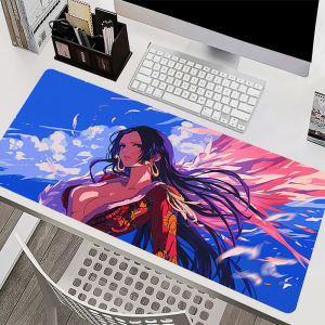 Bandai | Gaming Mouse Pad Office Carpet Rubber Gamer Desk Mat PC Accessories O-one P-piece Boa Hancock Large size Japanese anime Mousepad