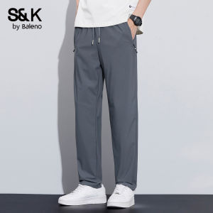 BALENO | Summer Lightweight Mens Loose Straight Pants Quick-dry With Zipper Pockets